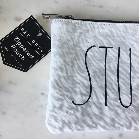 Rae Dunn STUFF Zipper Pouch - Picture 2 of 3